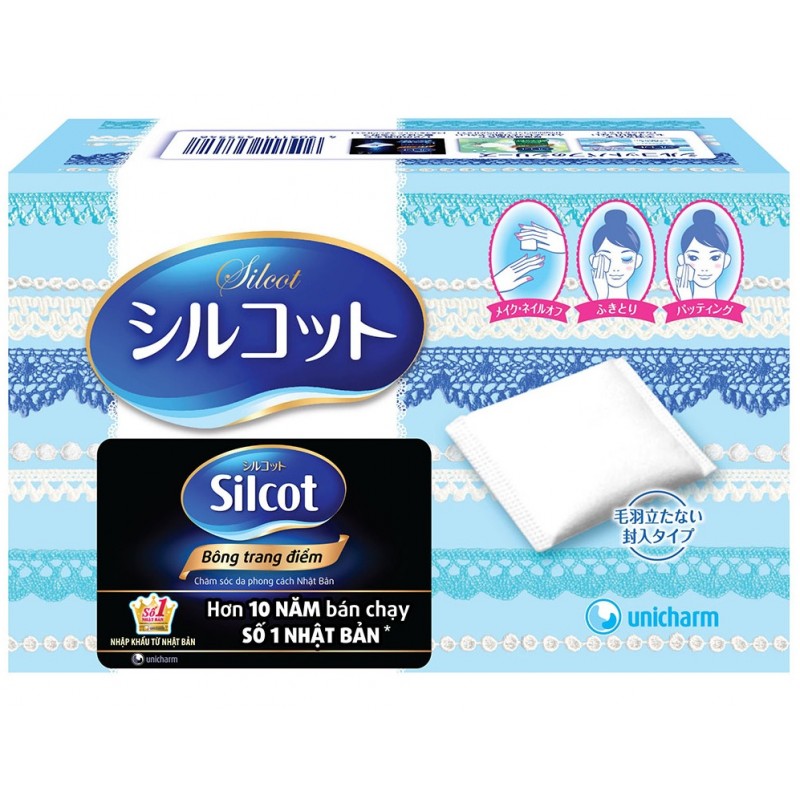 Bông Tẩy Trang Silcot 82 Miếng