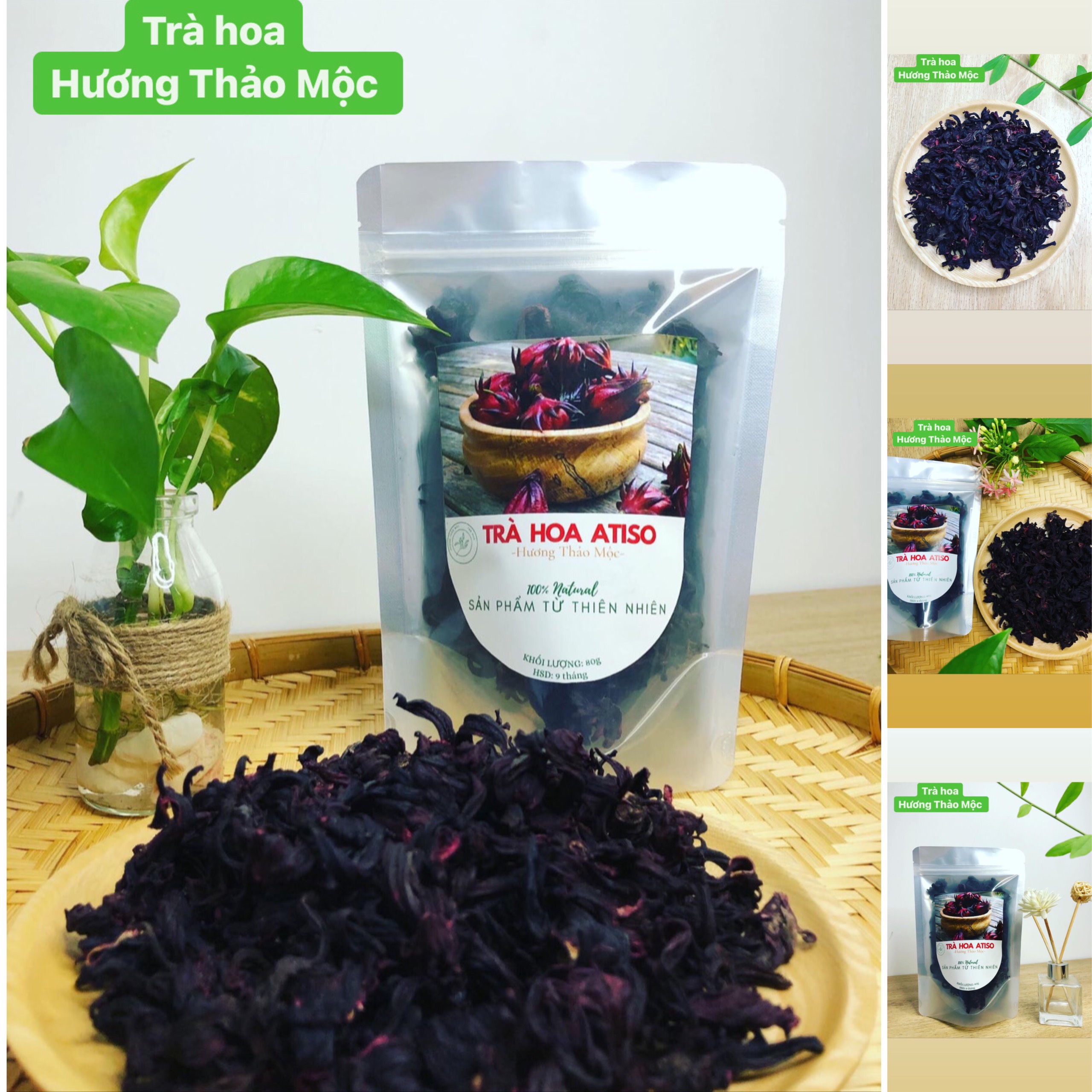 Trà Atiso sấy lạnh - Trà Hoa Natural Thảo Mộc