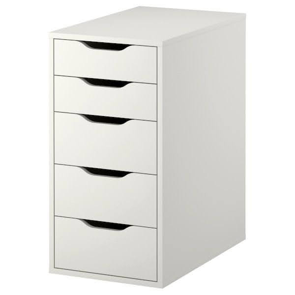 Tủ gỗ SIMPLE LIVING theo thiết kế IKEA có 5 ngăn kéo hộc tủ dùng đựng tài