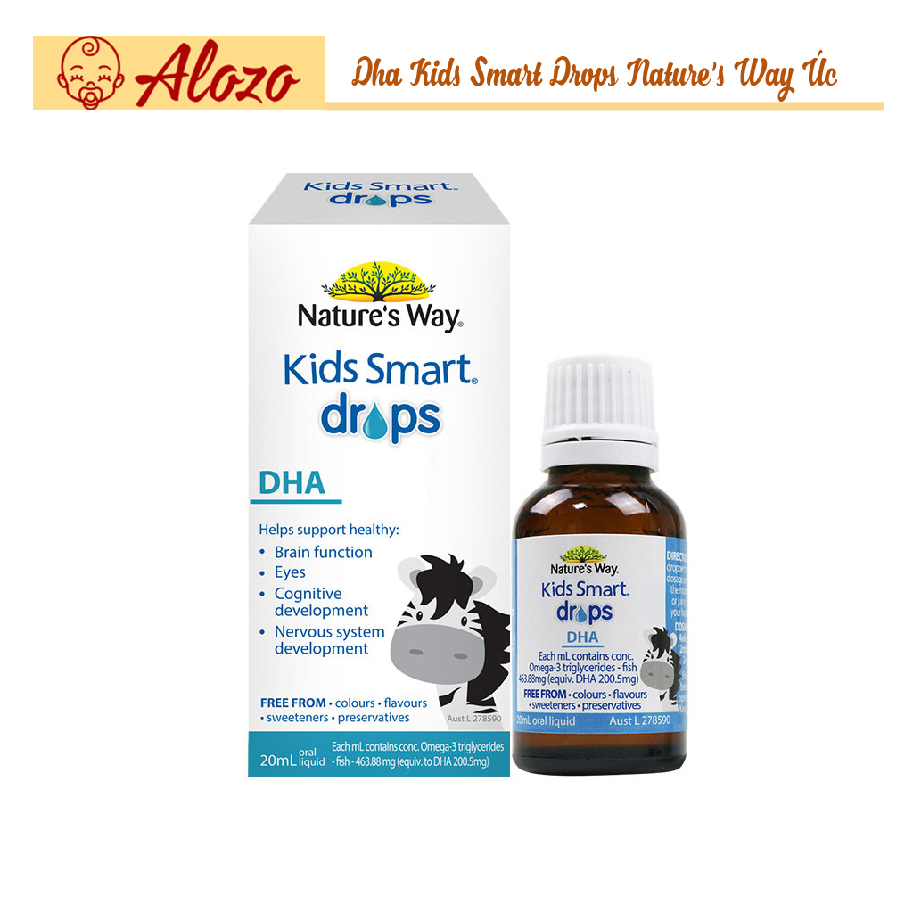 DHA Dạng Giọt Nature’s Way Kids Smart Drops Úc