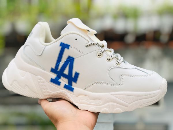 Mlb . giày thể thao mlb LA1 xanh, giày sneaker đôi nam nữ hàng cao cấp full size bill 36-43