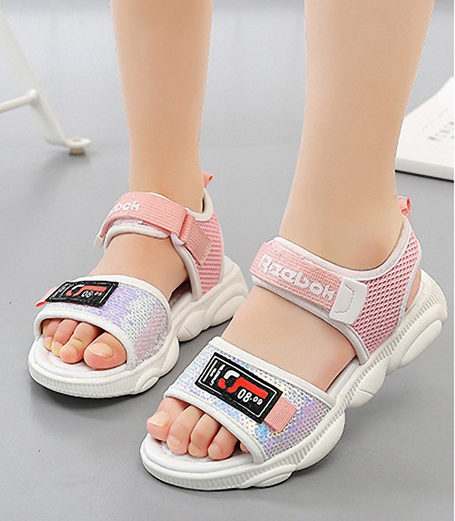 Dép sandal bé gái êm chân đi học , đi chơi xinh xắn 4 - 14 tuổi - A89