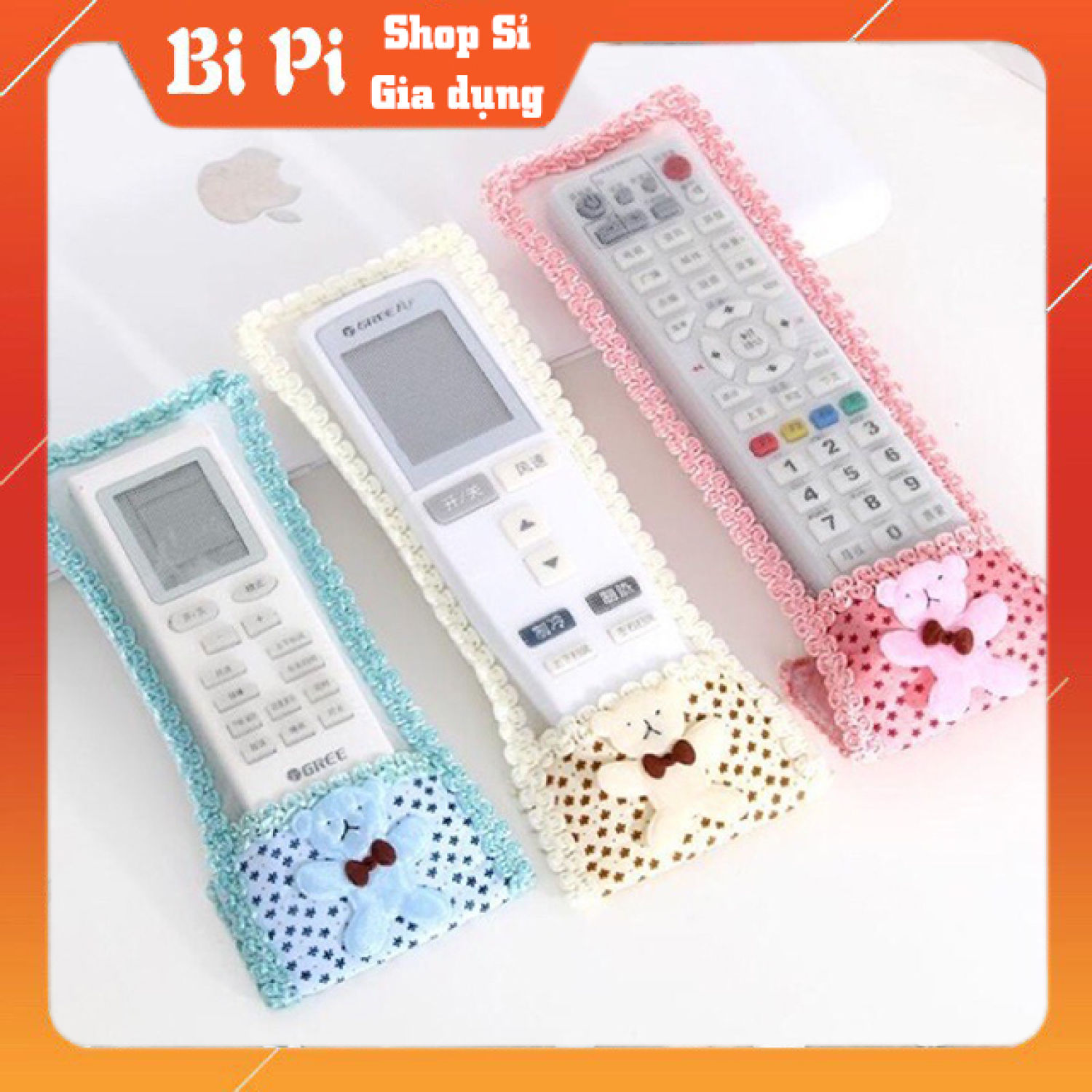 Túi Đựng Điều Khiển Điều Hòa, Vỏ Bọc Remote Tivi, Quạt, Loa, Đèn Led Vải mềm chống sốc chống bụi nhiều mẫu dễ thương