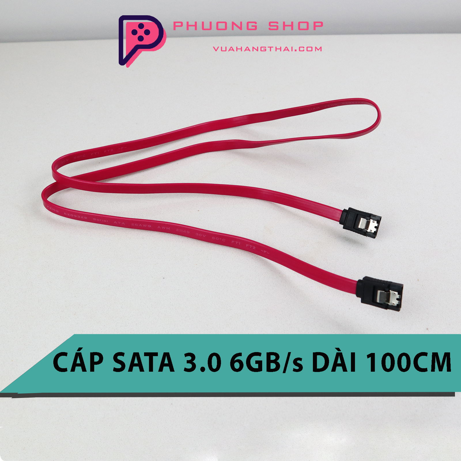cable SATA 3.0 High Speed 6 Gb s long 100cm, SATA cable 1m