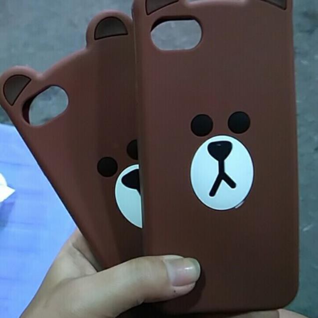 Ốp lưng iphone 6/6s, 7g/8g gấu nâu cute