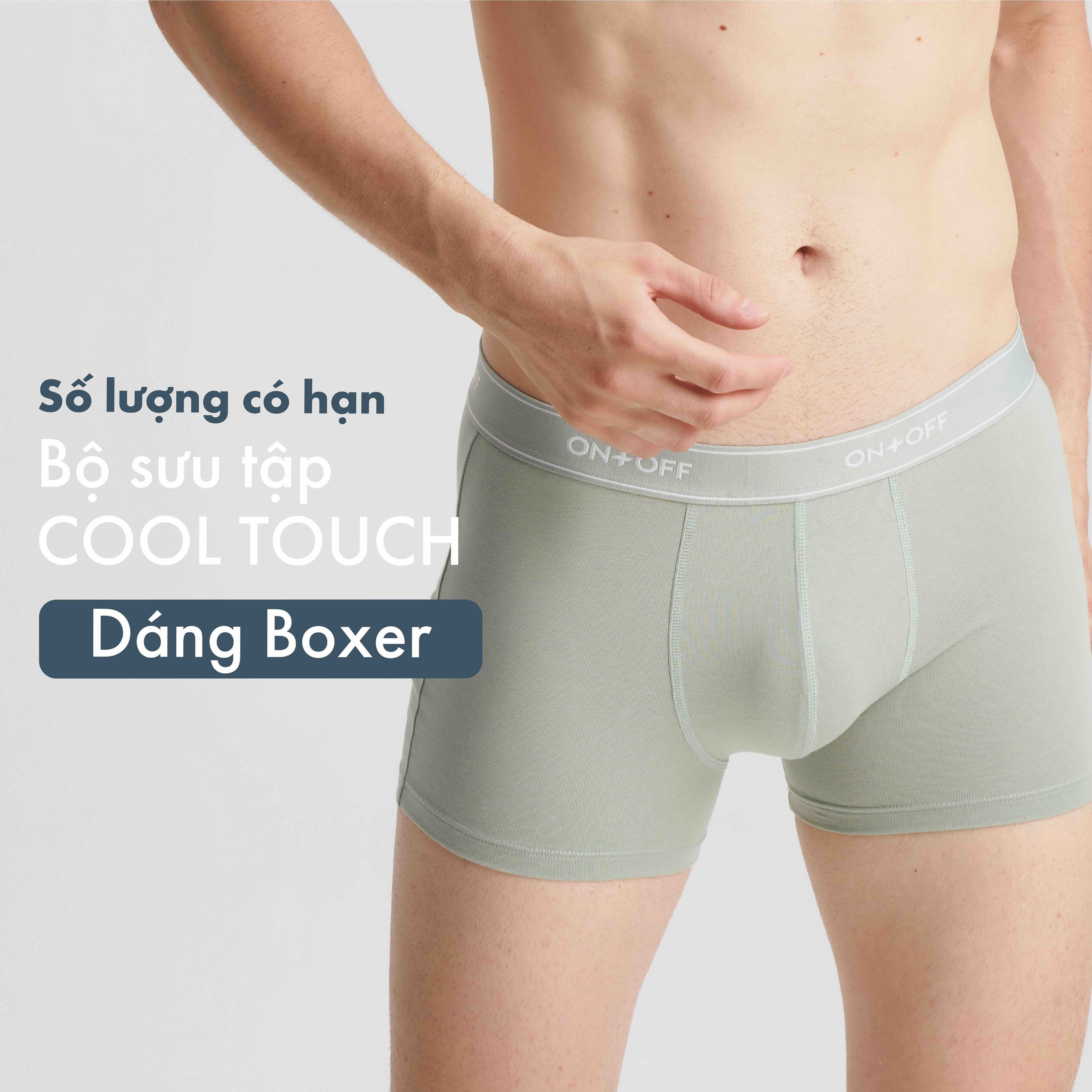 Quần lót nam cotton modal dáng boxer 2in1 mát lành làn da ONOFF - 18UL25A291