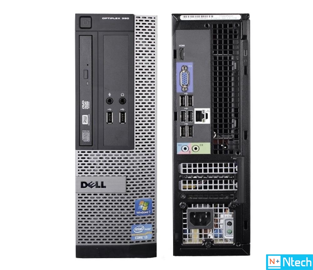 Máy tính Dell Optiplex 390 DT intel core i7 2600 ram 8g ssd 256g vga hd  cho văn phòng sinh viên học sinh giá tốt