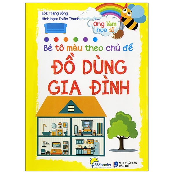Fahasa - bé tô màu theo chủ đề - đồ dùng gia đình