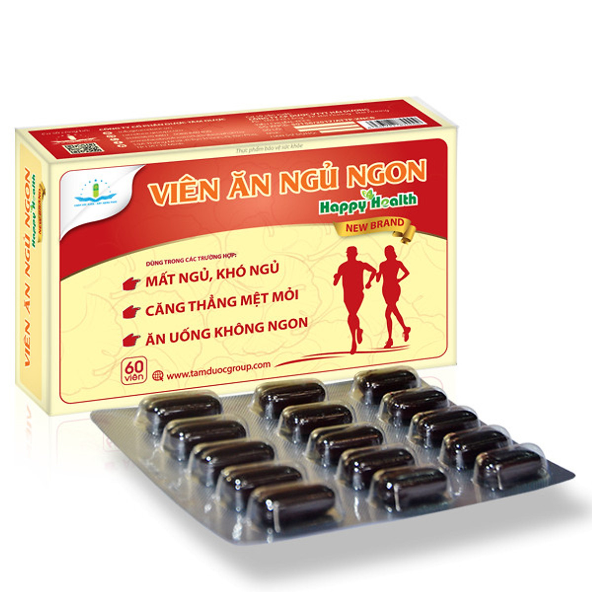 Viên ăn ngủ ngon Happy Health  (60 viên)