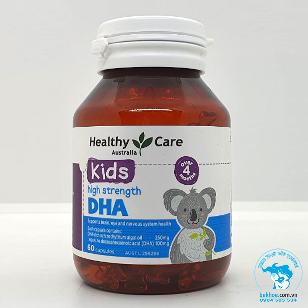 Viên bổ sung dha cho bé healthy care kid’s high dha 60 viên