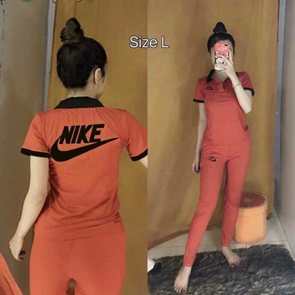 Sét bộ đồ cotton cổ trụ thêu nik cao cấp