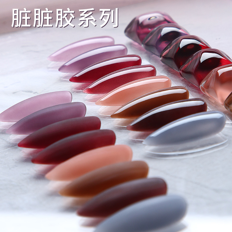 Gel sơn móng tay guibofu thạch jelly 8 màu 7.3ml