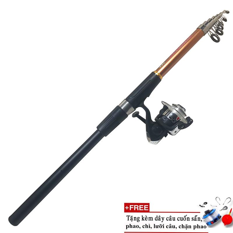 Bộ cần câu kèm máy shimano
