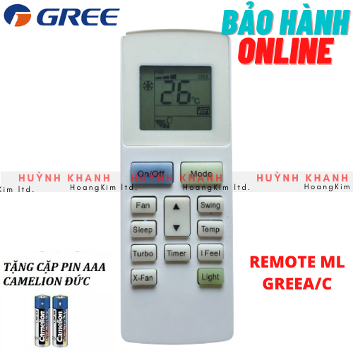 Remote ml gree a/c loại tốt bền đẹp