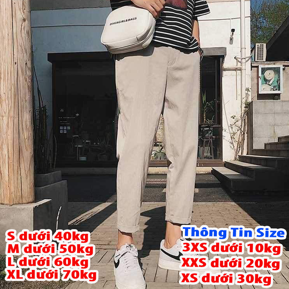 [HCM][Freeship] Quần jogger kaki nam nữ quần baggy nam nữ lưng thun JG3