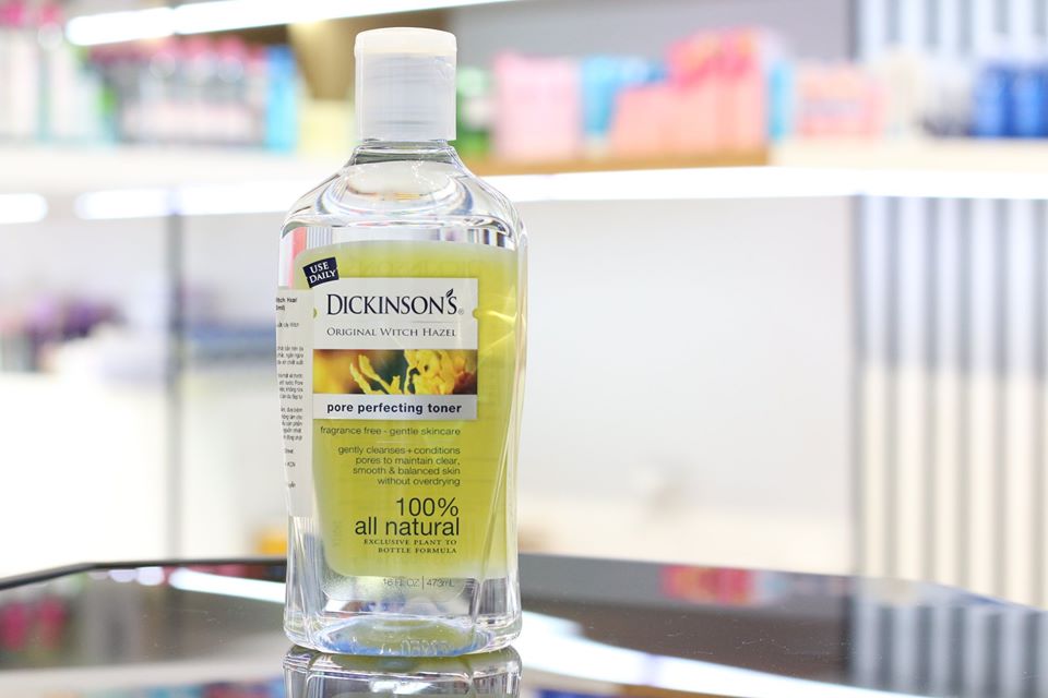 [HCM]Nước Cân Bằng Pore Perfecting Toner Dickinsons Yellow Label Original Witch Hazel 473ml