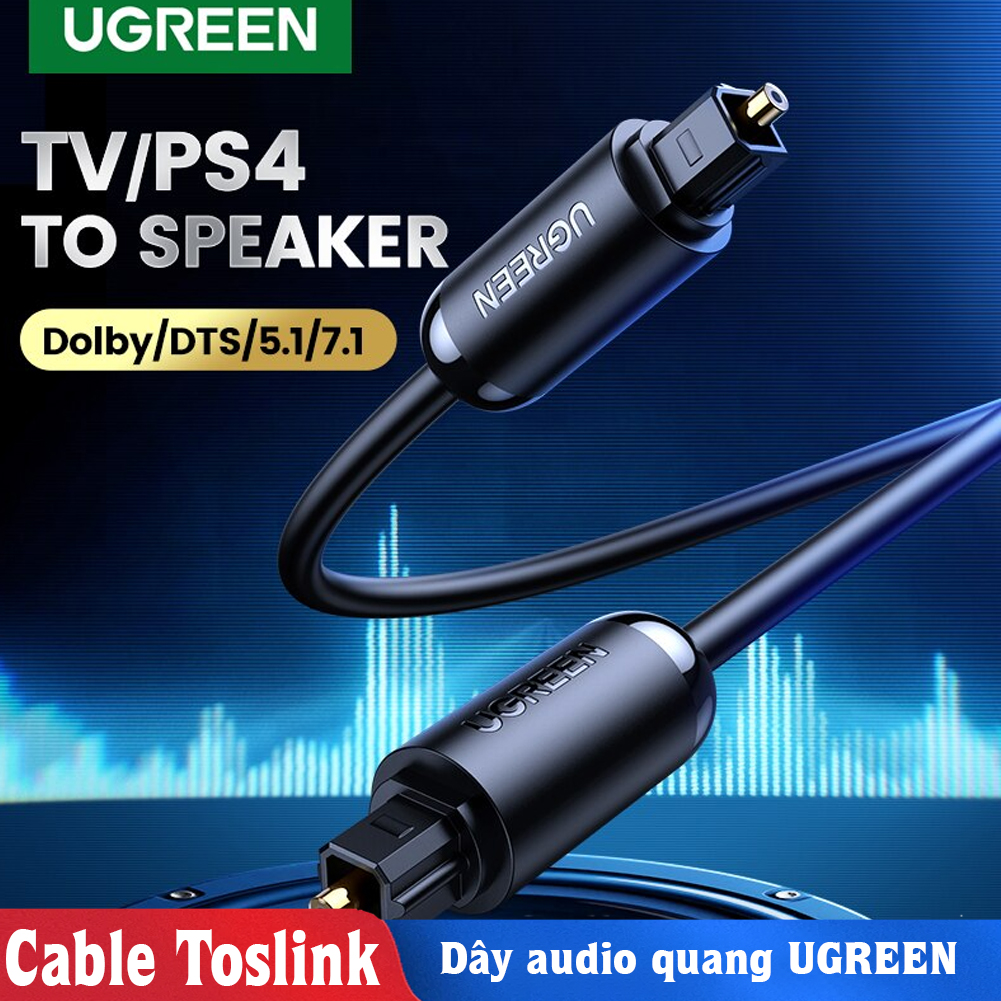 Dây audio quang (Toslink, Optical) chuẩn ugreen