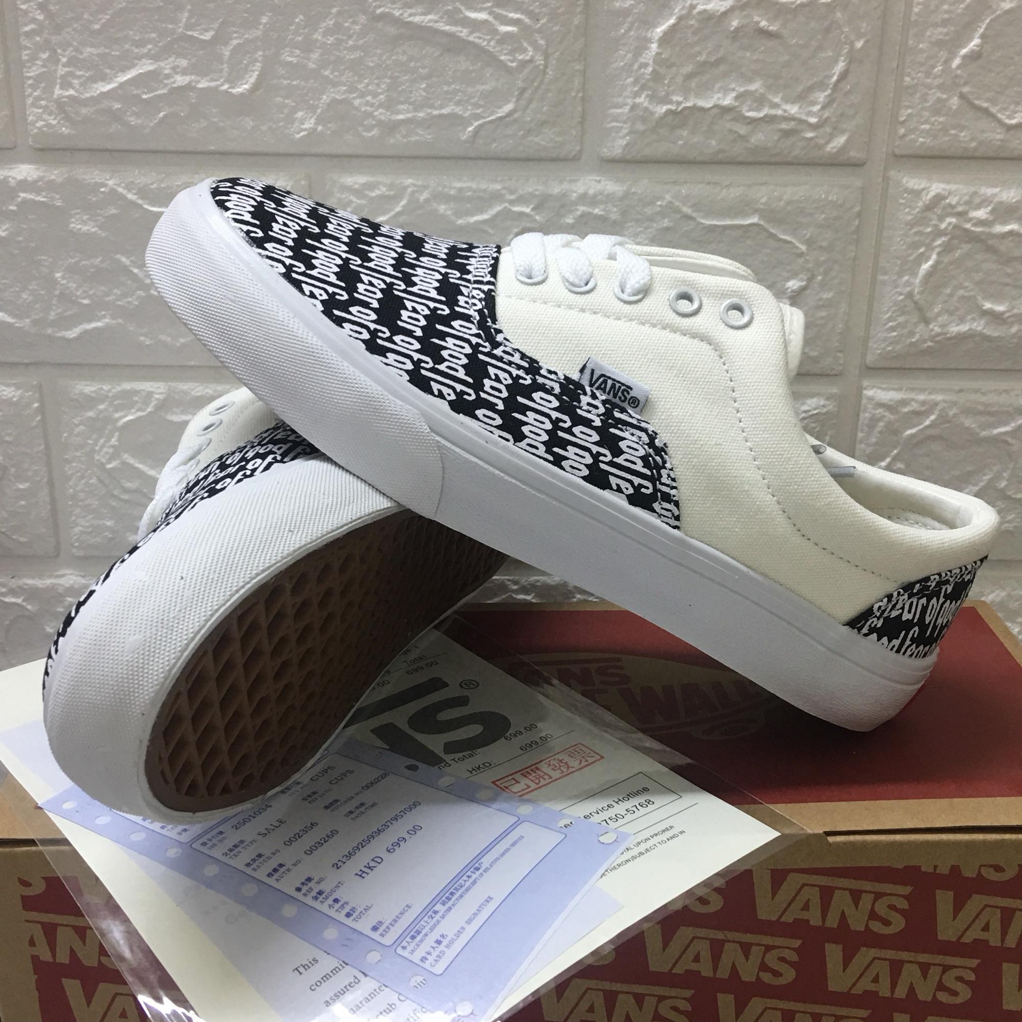 [TẶNG HỘP+DÂY CHỮ] Giày thể thao vanzz fear of god DÂY -HÀNG CAO CẤP