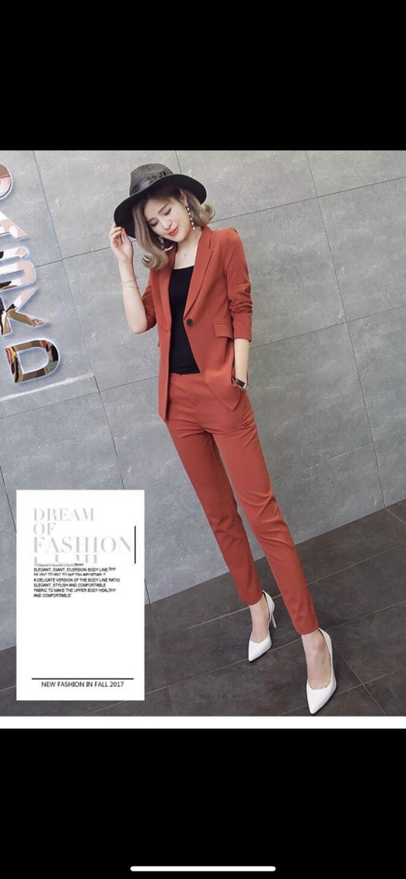 SET ĐỒ NỮ DÀI ÁO VEST CỰC XINH , SANG TRỌNG CHO CÁC NÀNG TT