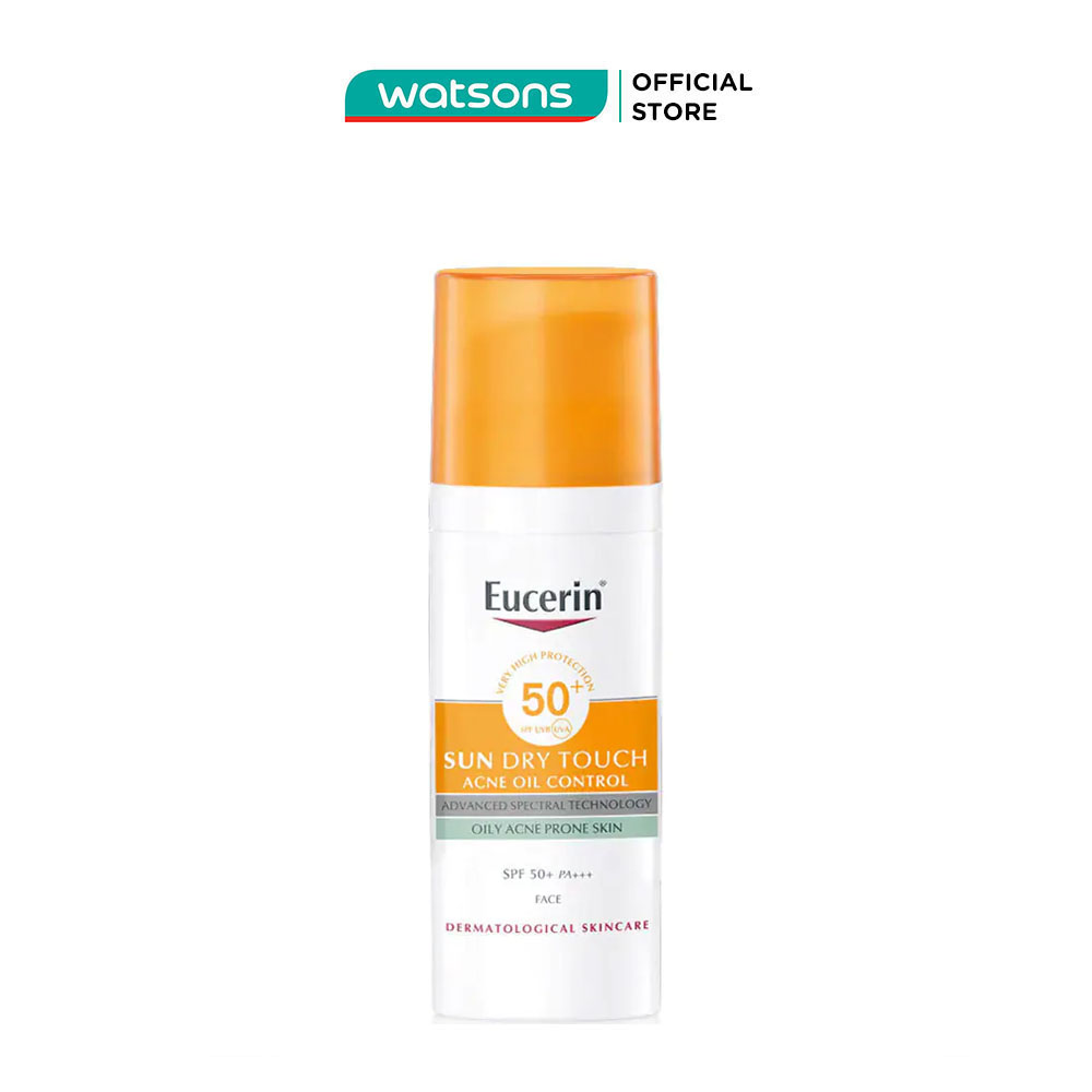 Gel Chống Nắng Cho Da Nhờn Mụn Eucerin Sun Gel-Cream Dry Touch Oil Control SPF50+ 50ml