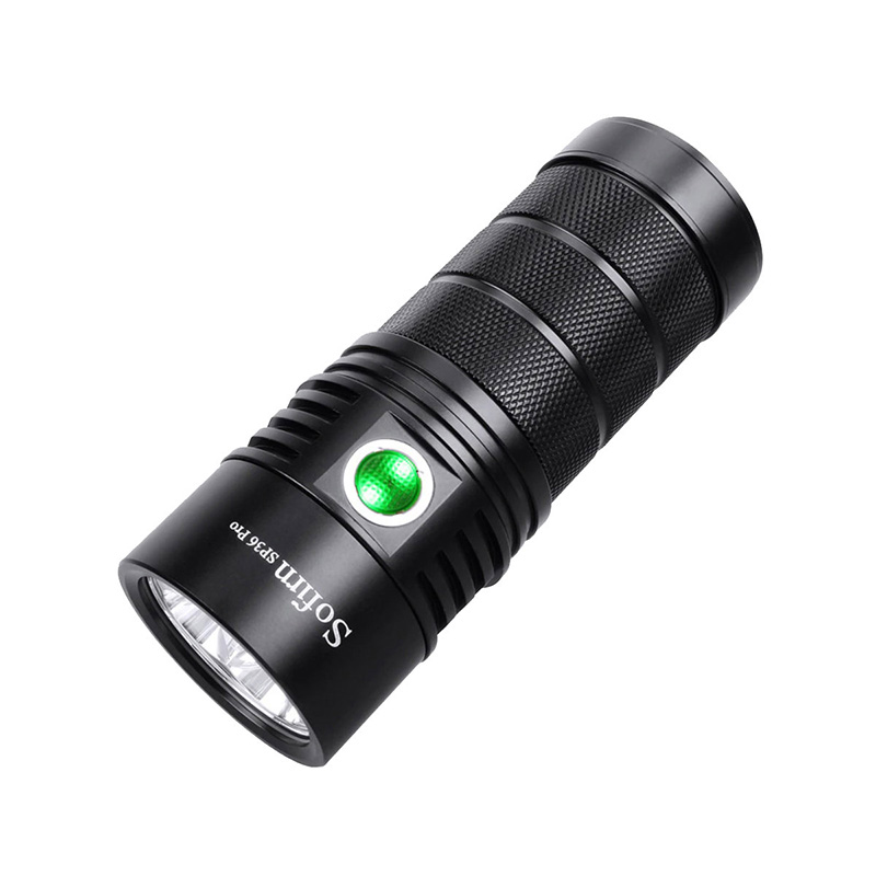 Đèn pin siêu sáng SOFIRN SP36 PRO LED SST40 độ sáng 8000 lumen chiếu xa 450m cổng sạc Type-C SỬ DỤNG 3 PIN 18650