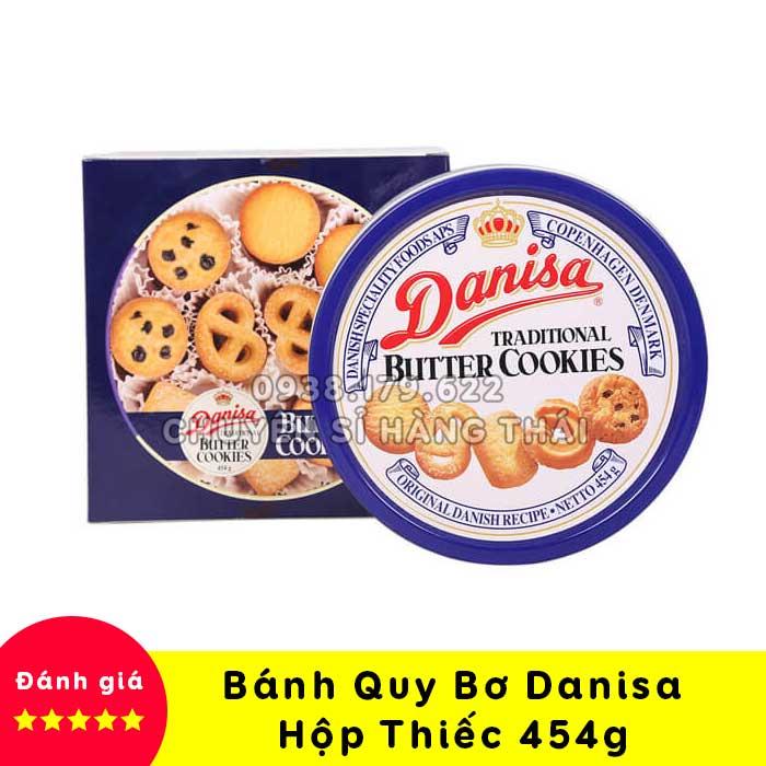 【SIÊU RẺ】Bánh Quy Bơ Danisa Butter Cookies Hộp Thiếc 454g