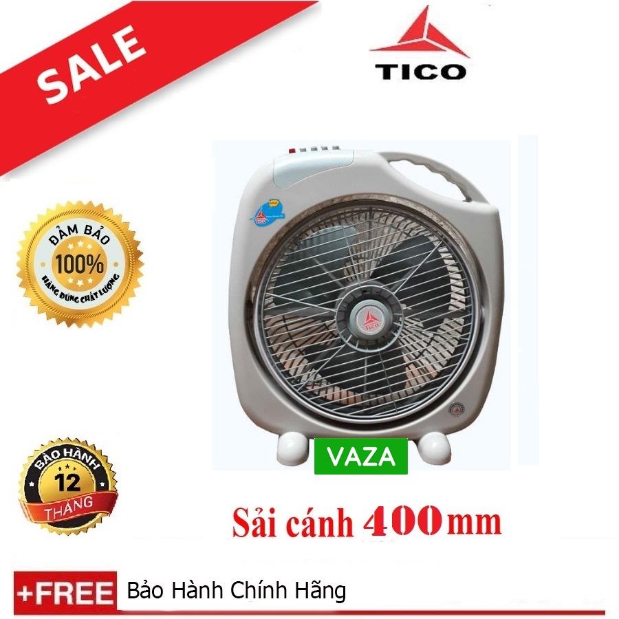Quạt hộp tản tico hb400 chuyển hướng điện - động cơ 100% dây đồng