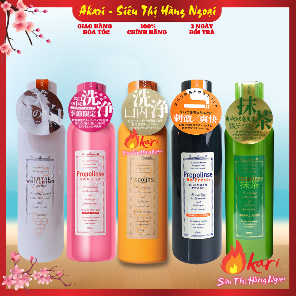 Nước súc miệng propolise nội địa nhật bản 600ml