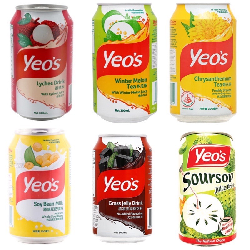 Nước giải khát yeo's 300ml - tạp hóa bát muội
