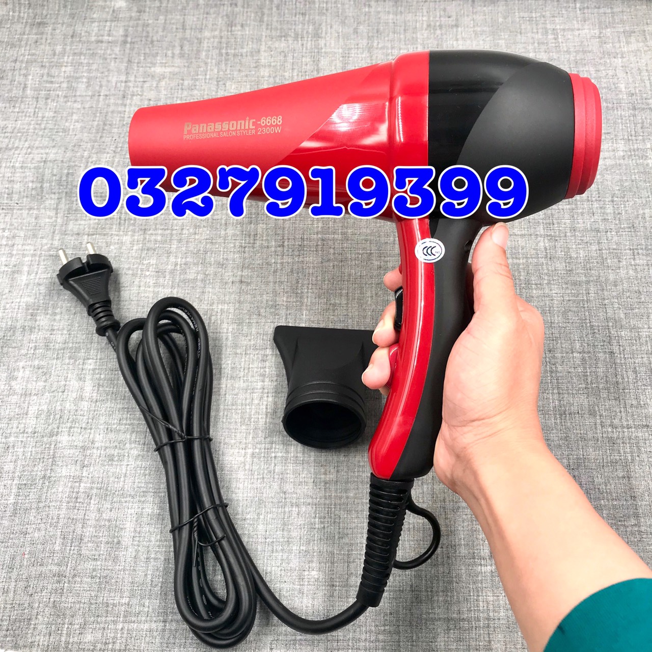 Máy sấy tóc cao cấp chuẩn salon 6668 2300W