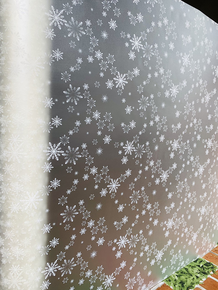 Combo 5m decal dán kính mờ hoa tuyết DK49 (90x500cm)