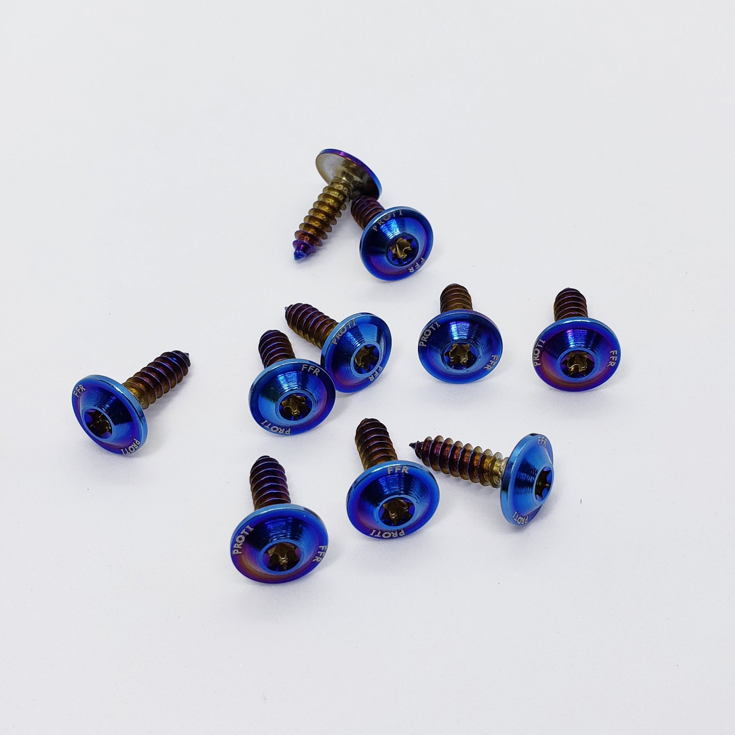 COMBO 10 Ốc proti 5ly18 xì titan gr5 gắn dàn áo xe máy dùng gắn dàn áo xe máy..., màu xanh, XEHAY 68