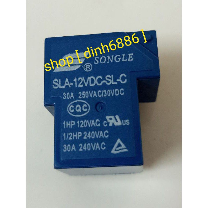 Rơ le 6 chân 12v 30a