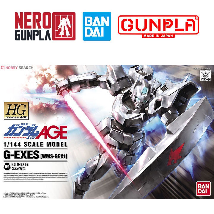 Mô hình lắp ráp bandai gunpla hg age 1/144 g-exes