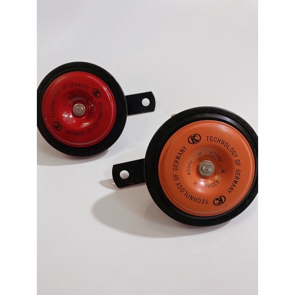 Còi kèn xe máy 12V của Đức hình tròn âm thanh lớn, tiếng kiêu cực to