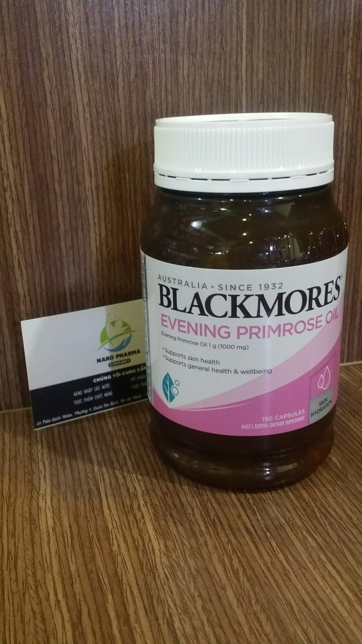 Tinh Dầu Hoa Anh Thảo Blackmores Evening, 190 viên Mẫu Mới