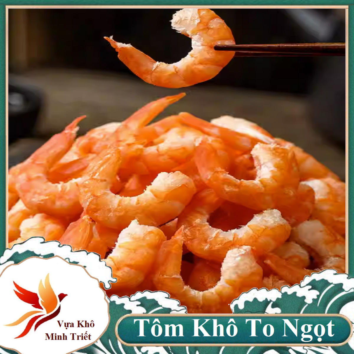 100gr tôm khô ngon ngọt, không phẩm màu, nấu canh, cơm chiên đều ngon tuyệt- vựa khô minh triết
