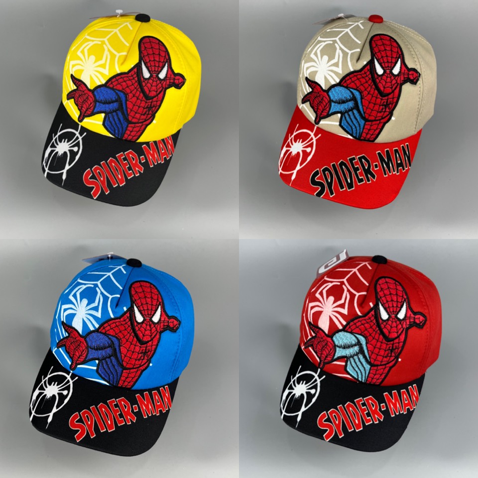 Nón kết spiderman bé trai, Mũ lưỡi trai siêu nhân nhện