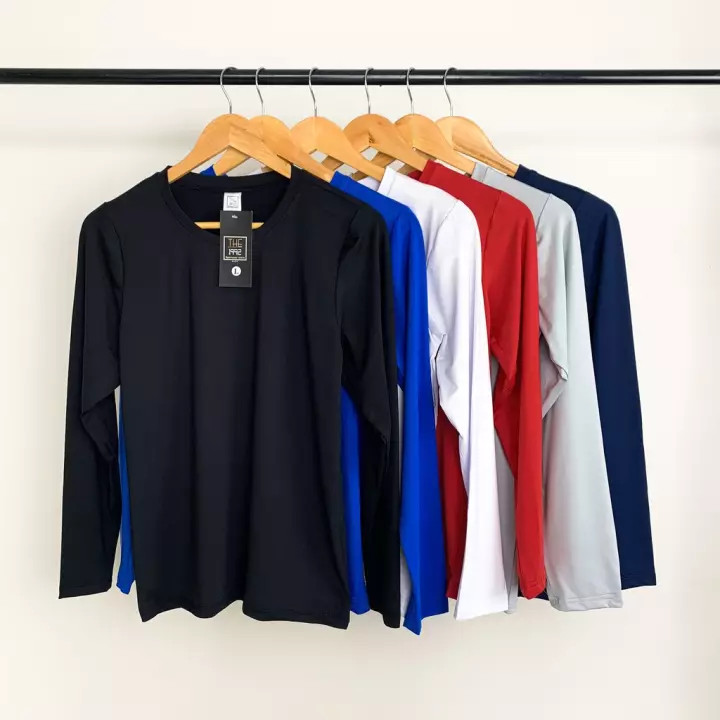 Áo Giữ Nhiệt Nam Cao Cấp, Áo Vải Thun Lạnh Co Giãn 4 Chiều, Áo Giữ Nhiệt Cổ Tròn Dài Tay Dày Dặn - Basic Man