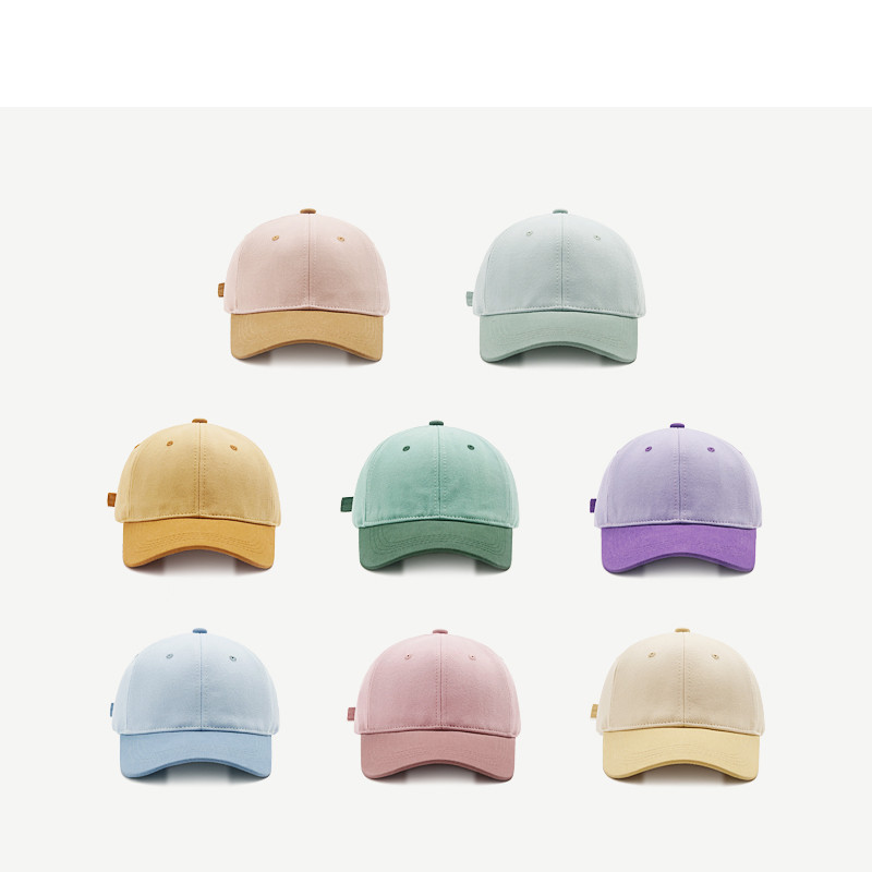 Nón kết nón lưỡi trai phối màu pastel - N208.