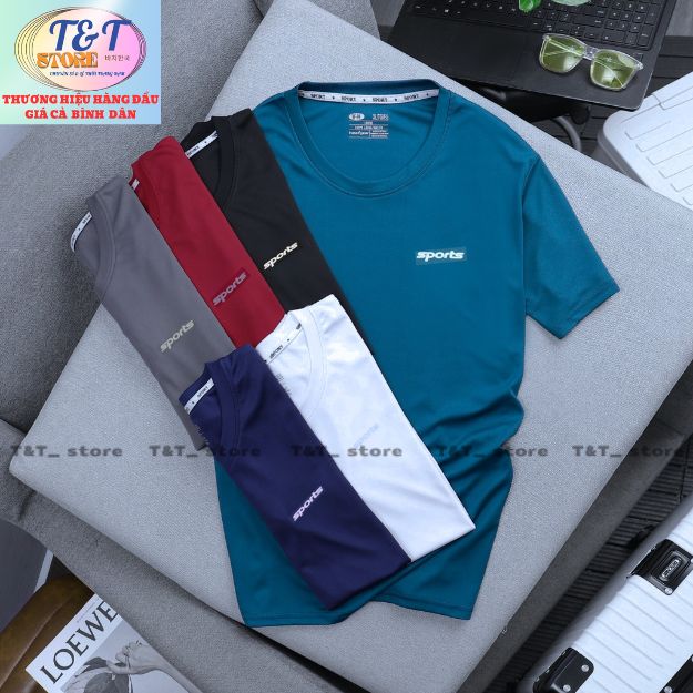 Áo thun nam . áo thun thể thao nam chất thun lạnh co giản 2 chiều mềm min