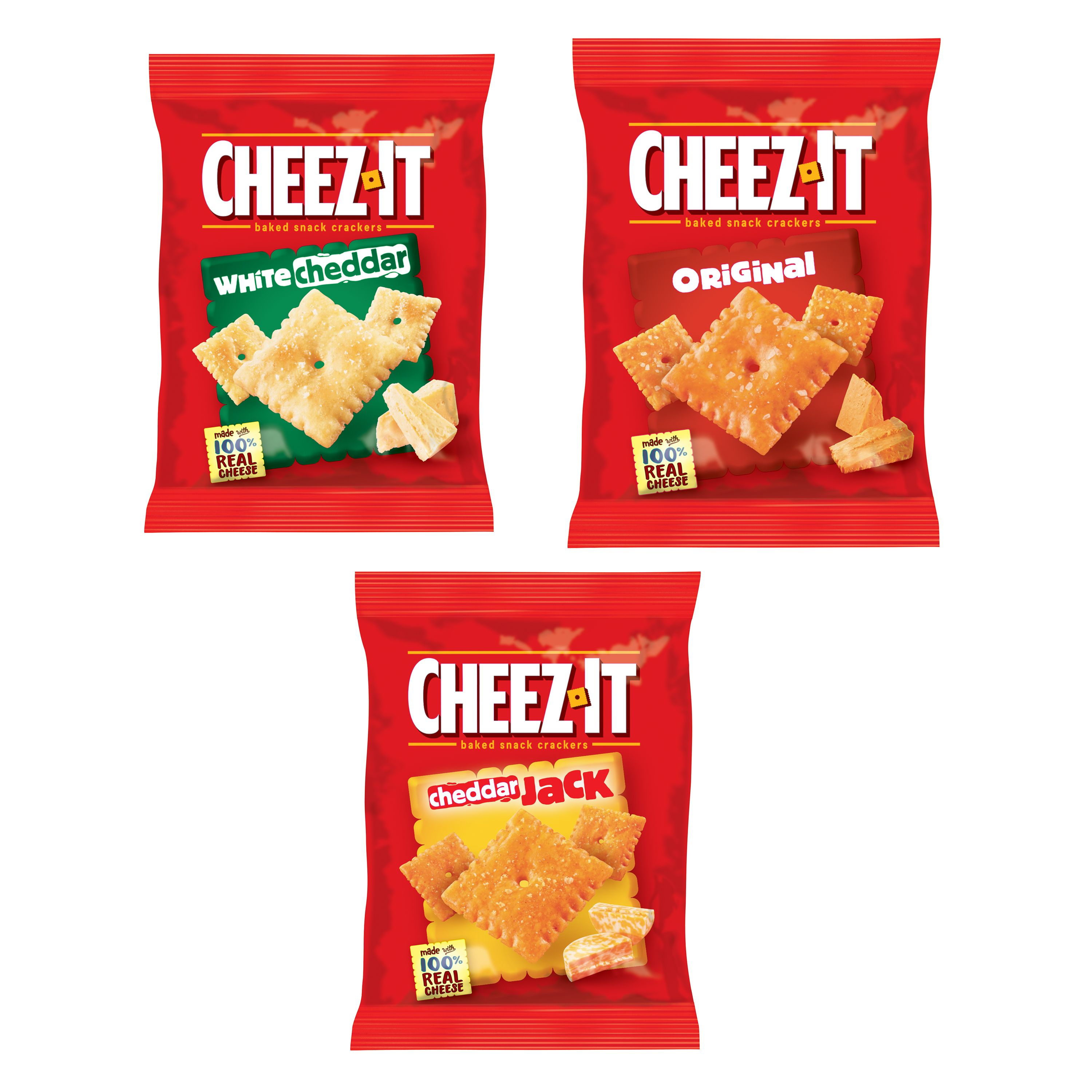 Snack phô mai Cheez-it gói 28-29g USA - Cheese Crackers - Không Cholesterol
