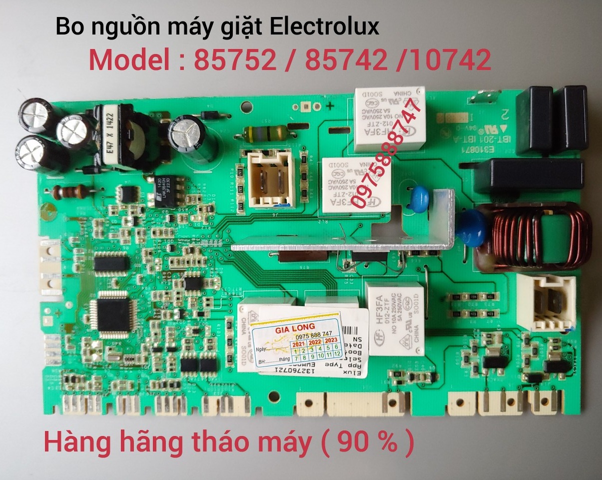 BO NGUỒN MÁY GIẶT ELECTROLUX / MODEL : 85752 / 85742 /10742 ( HÀNG THÁO MÁY )