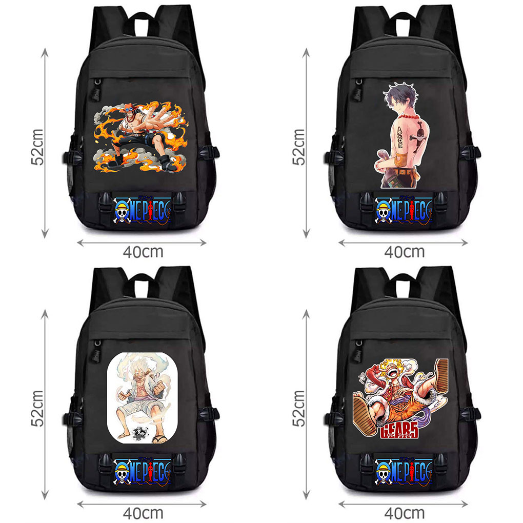 Balo One piece , balo ace râu trắng - balo Luffy , zoro giá rẻ