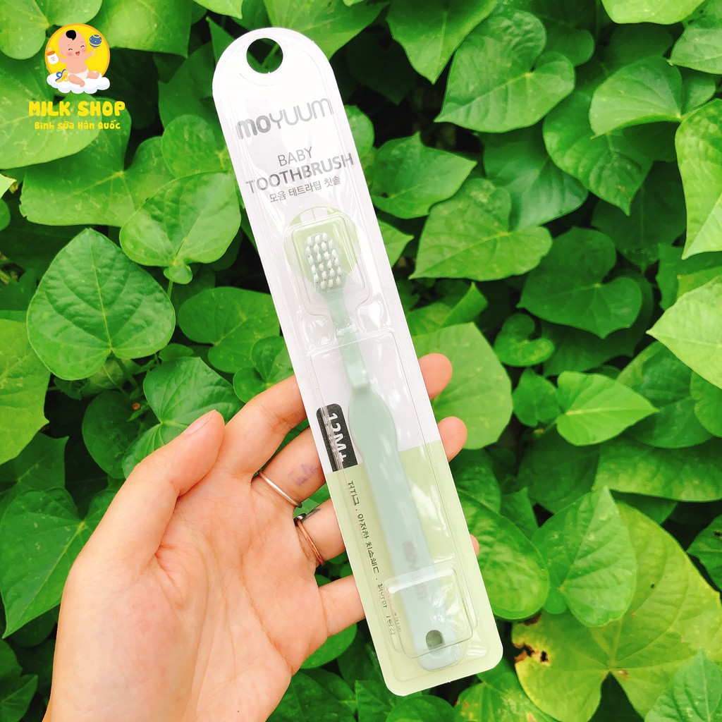 Bàn chải đánh răng Moyuum cho bé từ 1 tuổi chăm sóc răng toàn diện cho bé