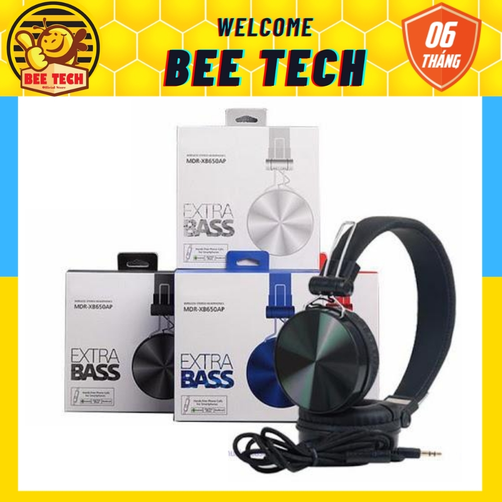 Tai nghe chụp tai Extrabass, tai phone có mic cho điện thoại, máy tính, laptop ... Beetech