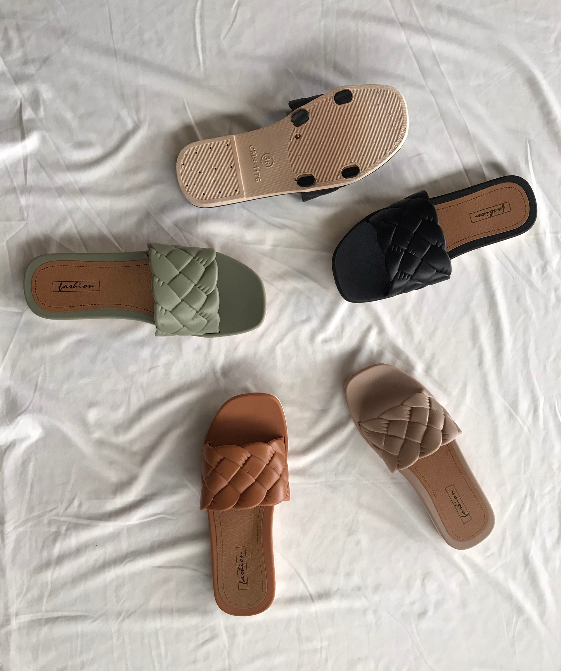 Dép nhựa nữ quai đan hàng xịn