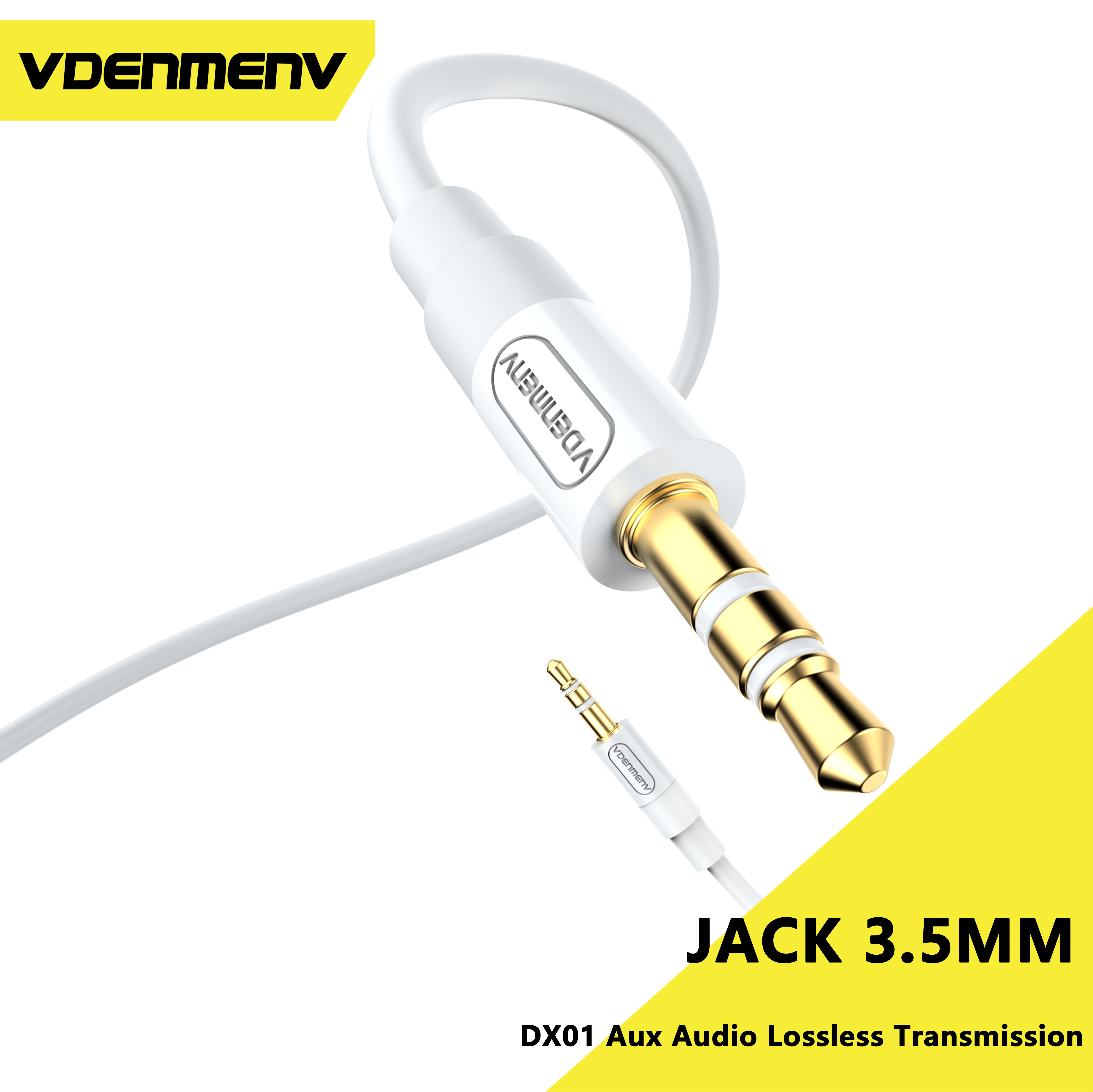 Cáp âm thanh vdenmenv dx0 aux audio jack cắm 3.5mm