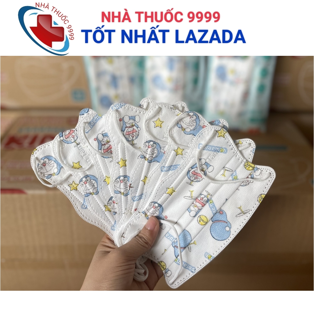 Thùng 300c Khẩu trang cua trẻ em An Tâm, Khẩu trang cua hoạ tiết dễ thương