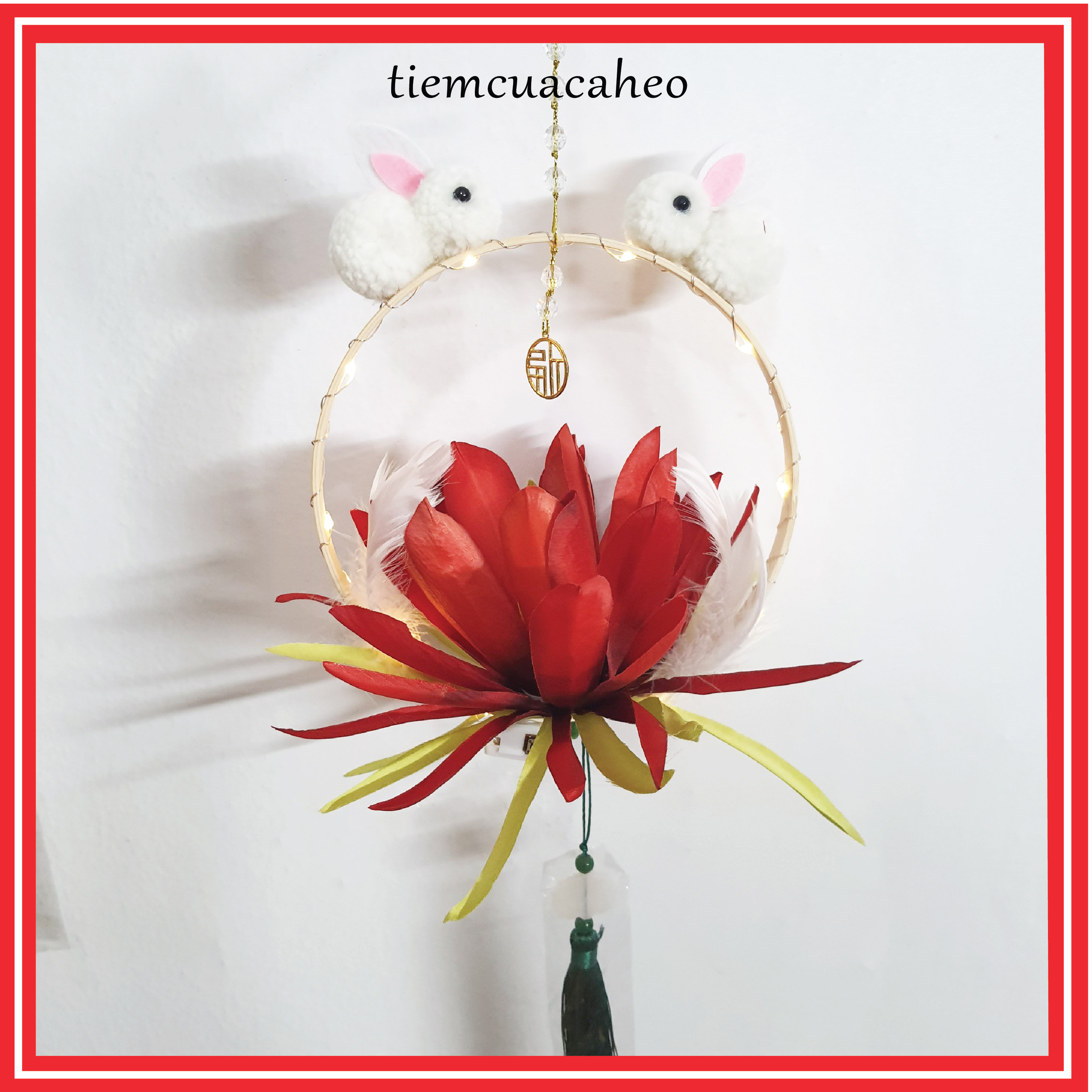(Hỏa Tốc 2H HCM) Lồng Đèn Hoa Sen + Thỏ Ngọc Tết Thiếu Nhi, Quà Tặng Trung Thu hot trend tiktok  tiemcuacaheo